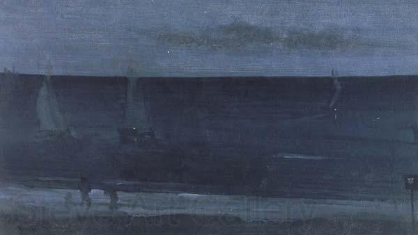 James Mcneill Whistler Noc-turne:Blue and Silver-Bognor (mk43) Germany oil painting art